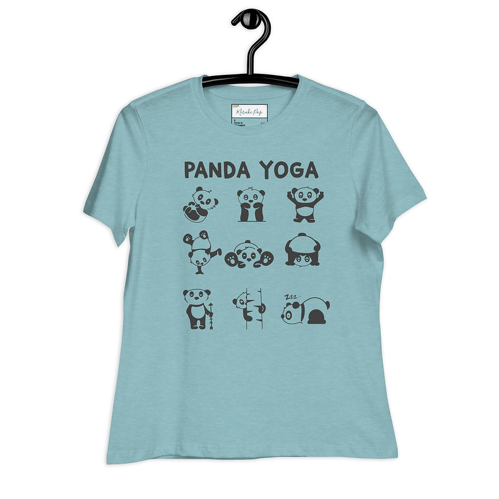 Thumbnail: Panda Yoga Women's Relaxed T-Shirt