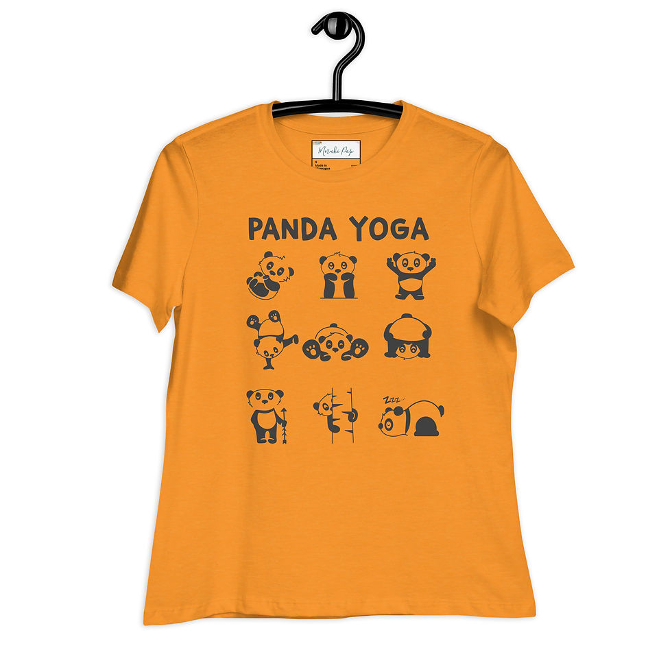 Thumbnail: Panda Yoga Women's Relaxed T-Shirt