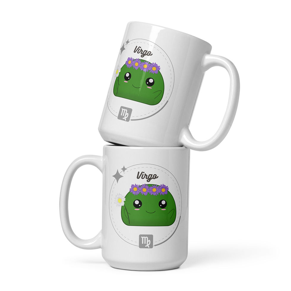 Thumbnail: Virgo White Glossy Mug