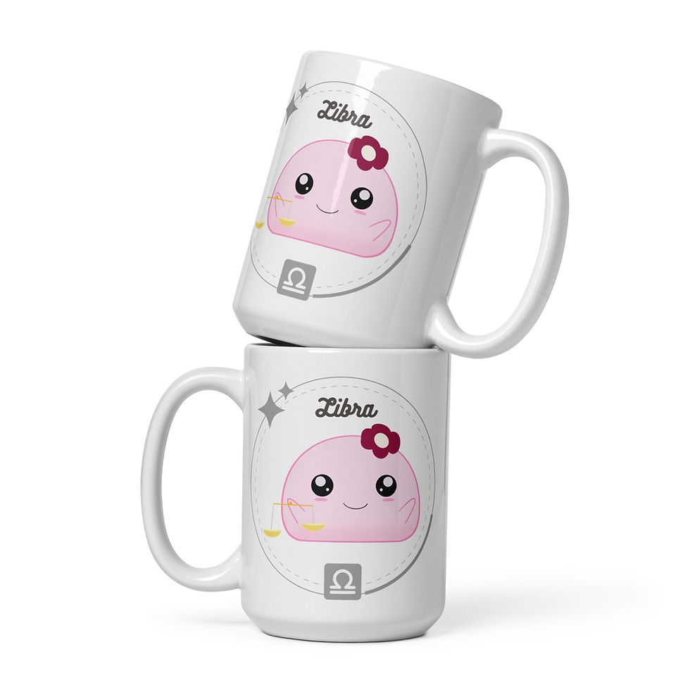 Thumbnail: Libra White Glossy Mug