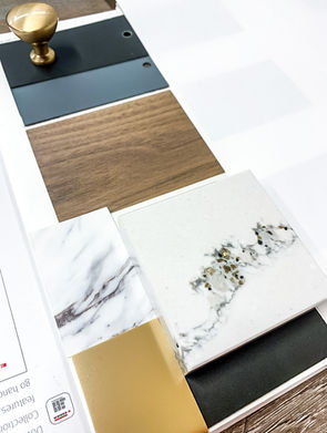Colour palette for interior renovation.