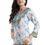 Thumbnail: Beautiful Floral Printed Short Kurti Tunic top for Women's in Dreamy Light Blue