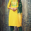 Thumbnail: Readymade Embroidered Suit Set in Yellow and Green with Fancy Dupatta