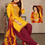 Thumbnail: Readymade Salwar Kameez with Mirror Work in Yellow & Red