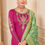Thumbnail: Readymade Party Wear Palazzo Suit with Crafted Handwork & Dupatta -