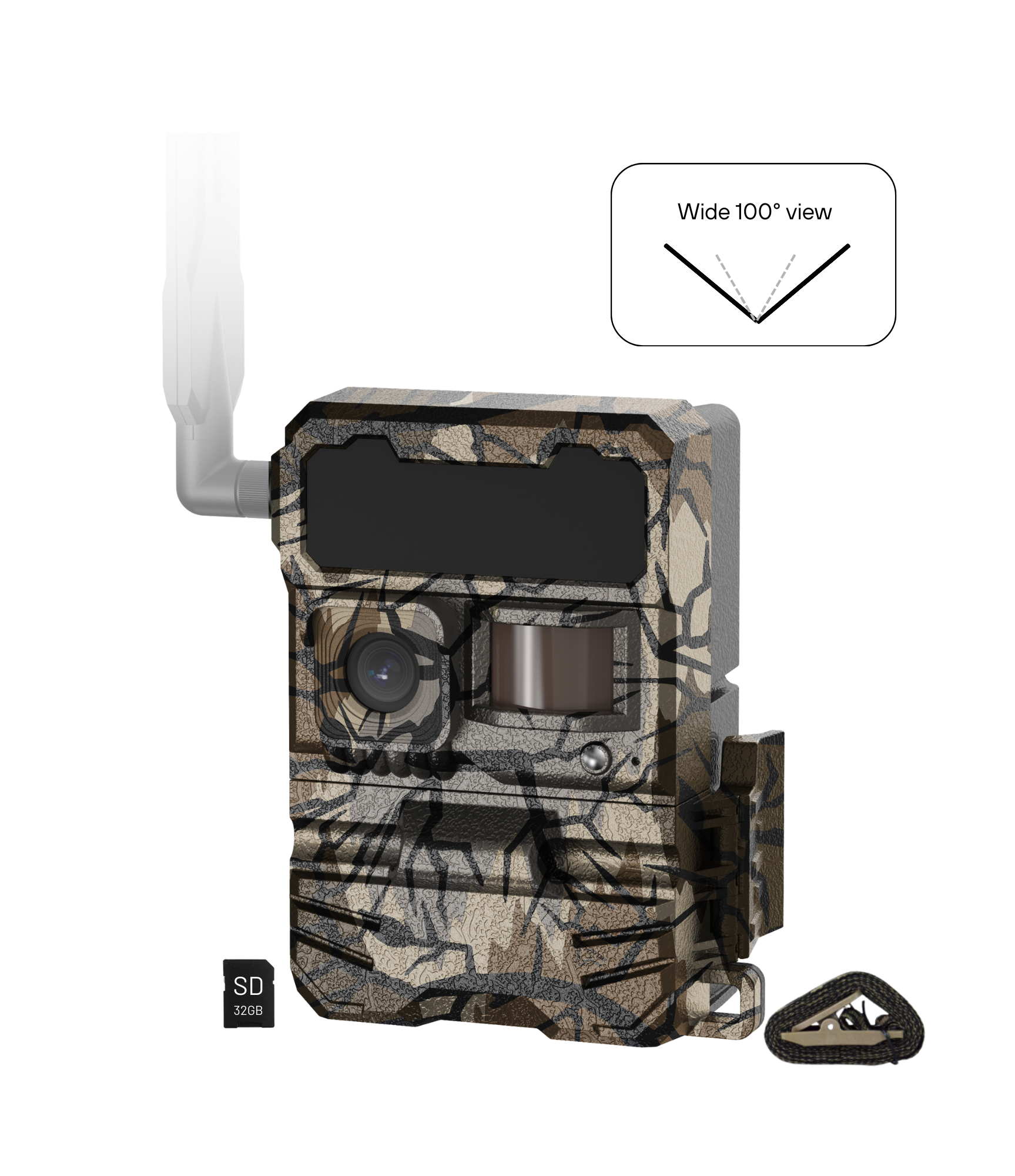 Y2 Camera - 100° Wide Lens