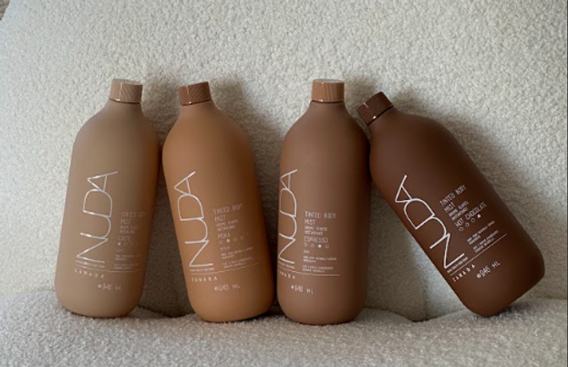 bouteilles de spray tan NUDA
