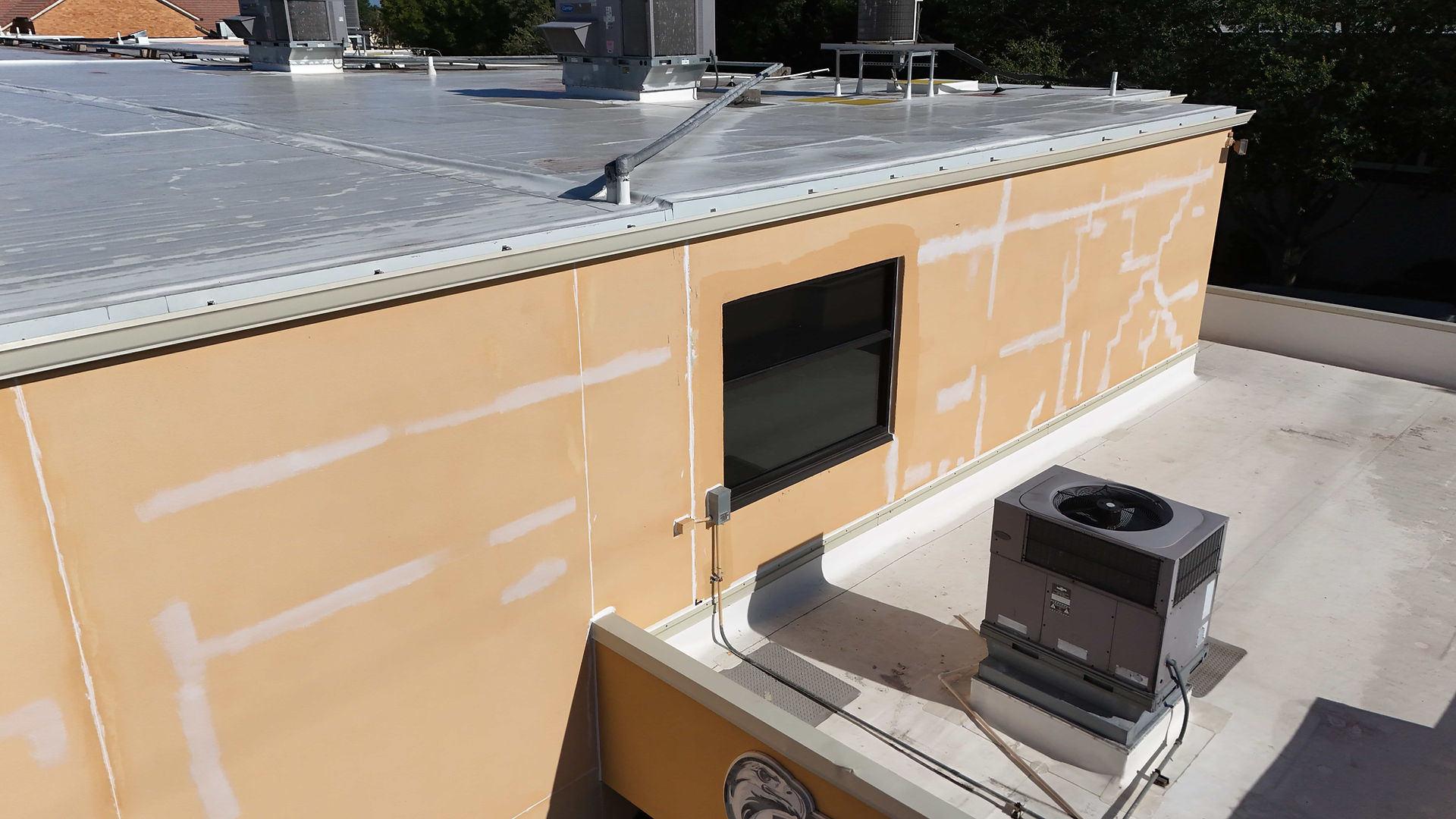 Commercial waterproofing, painting, patching, caulking