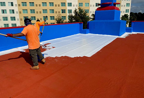 Roof coating service, Orlando, Florida