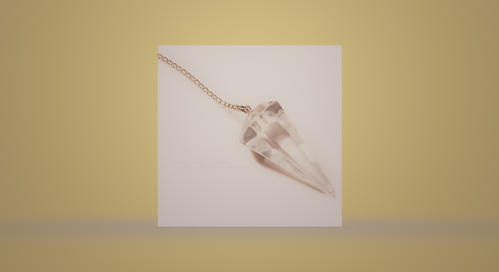 White Pendulum of Horus Attunement: Spiritual GPS - Find Which Way to Go