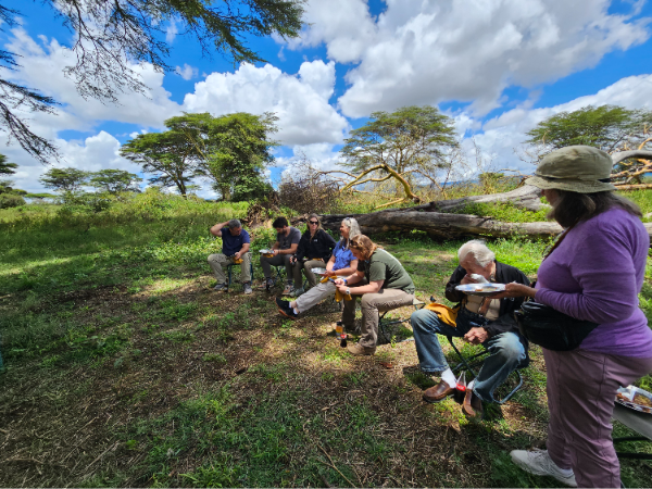 Bush picnic setup at Lewa Wildlife Conservancy