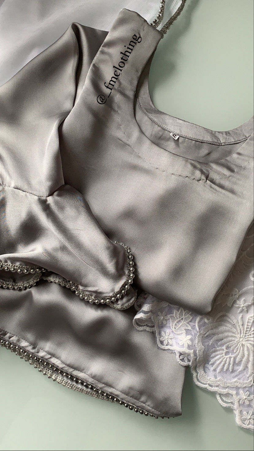 Thumbnail: Bespoke by FM Silver Satin