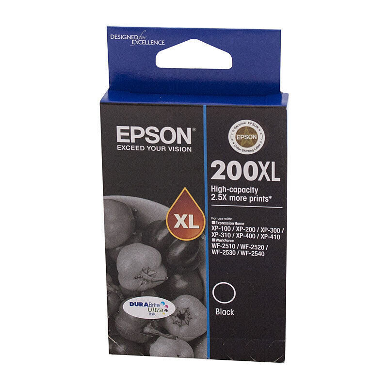 Epson 200 HY Black Ink Cart