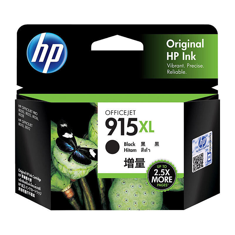 HP915XL Black Orignl Ink 3YM22AA