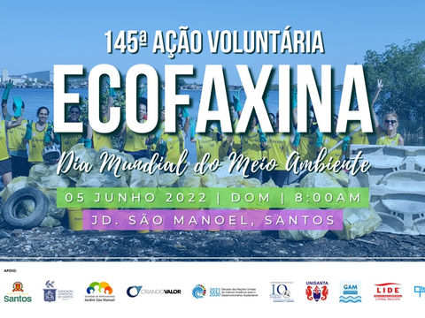 Ação voluntária celebra o Dia Mundial do Meio Ambiente com limpeza de manguezal em Santos