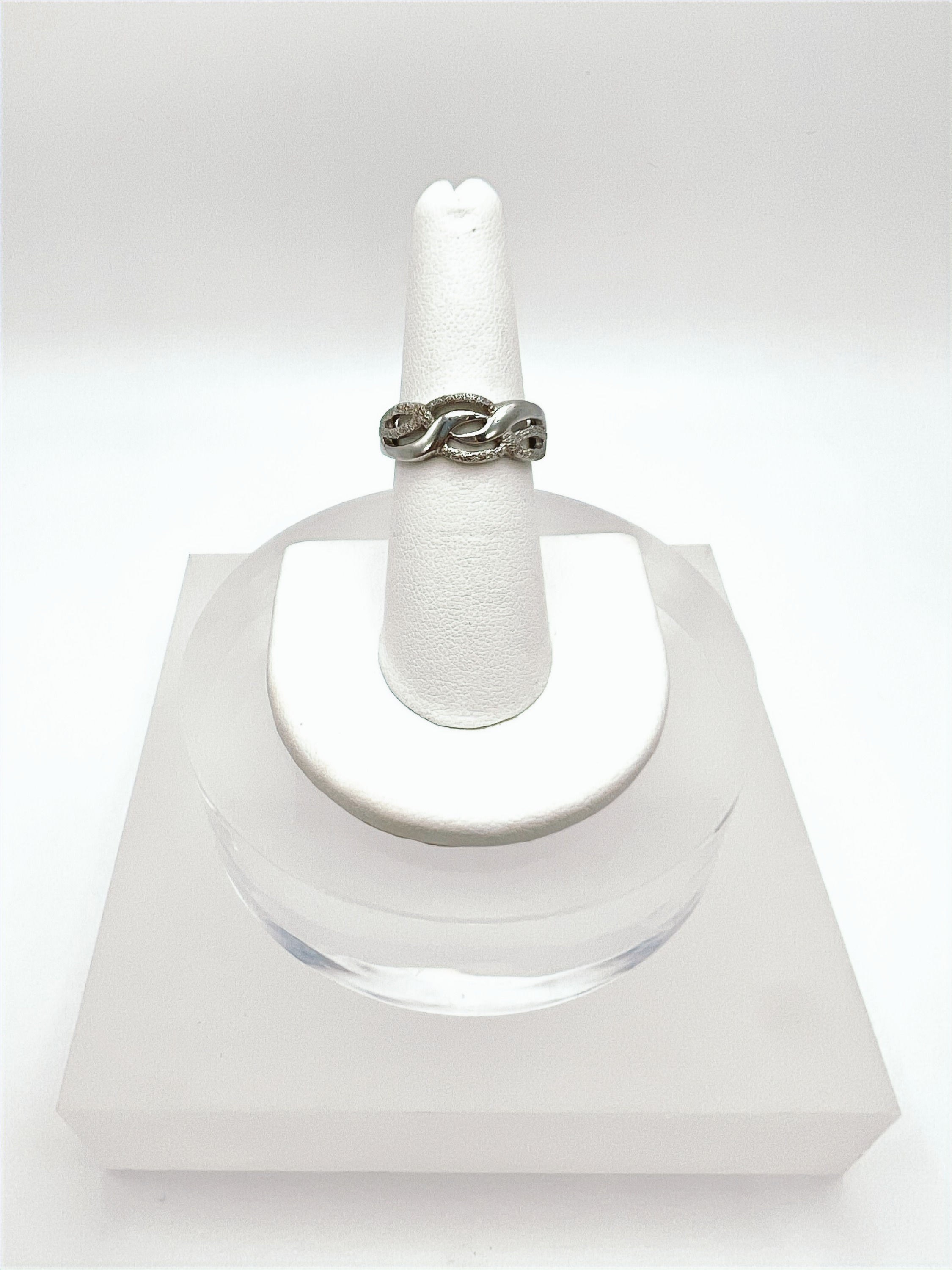 Silver Band with .50 carat diamonds