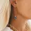 Thumbnail: Blue & White Threader Earrings