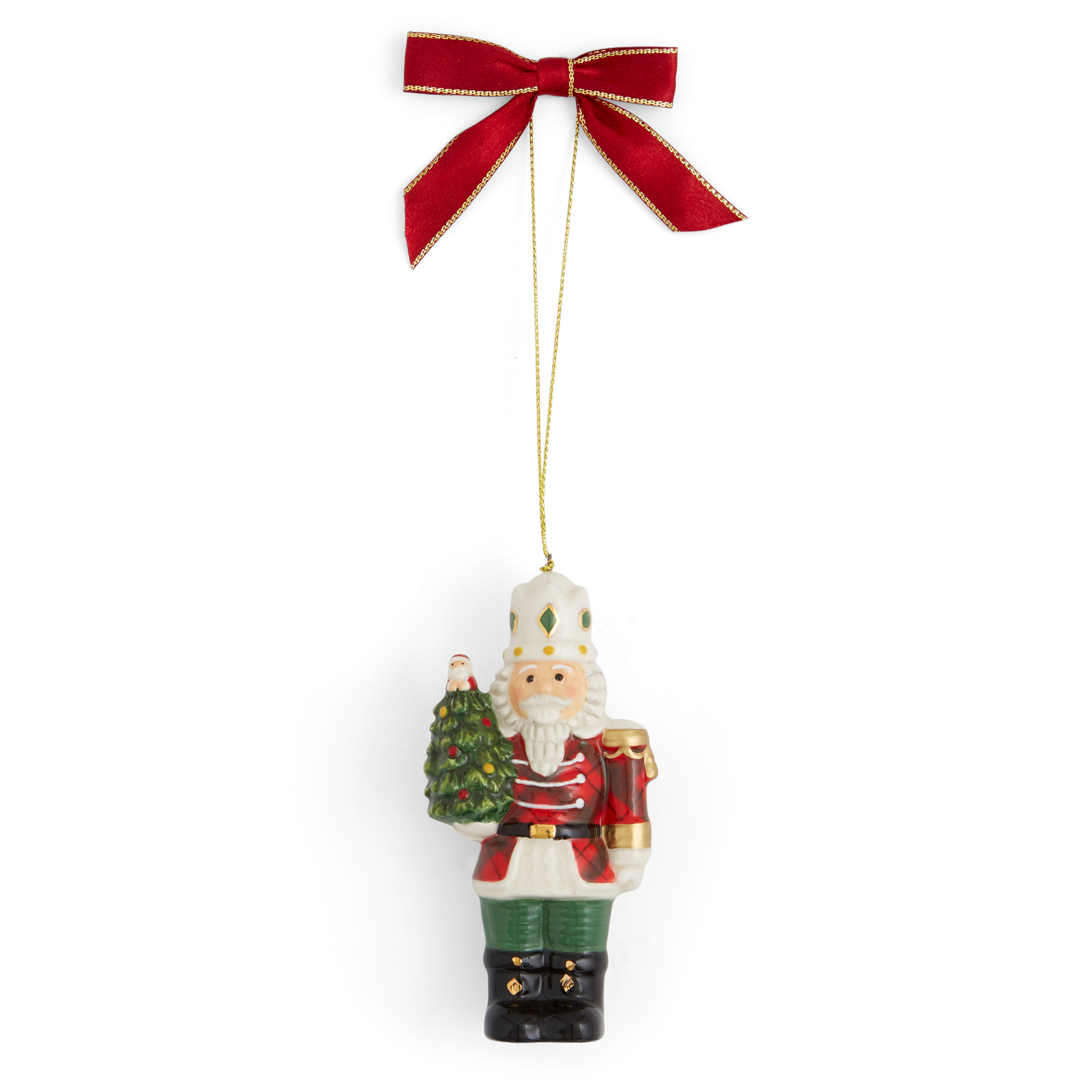 Tartan Nutcracker Ornament