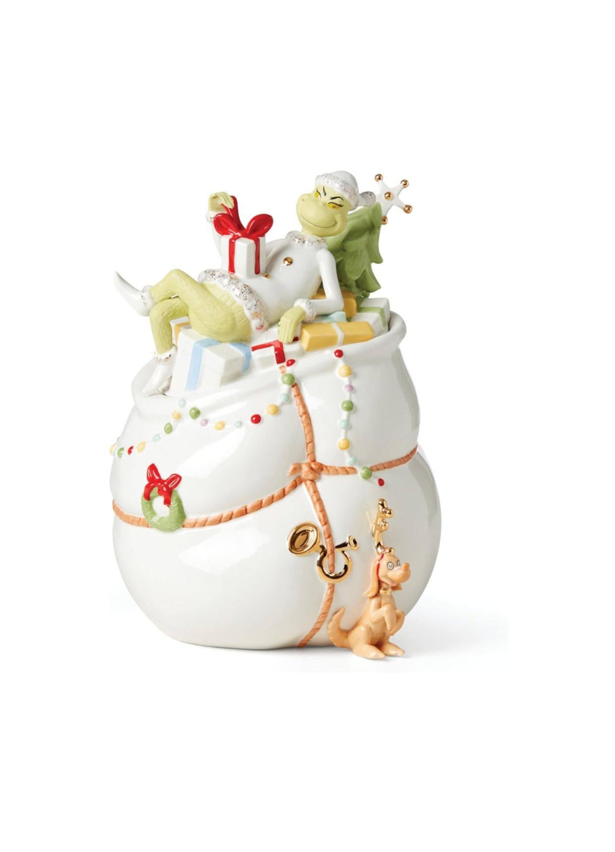 Merry Grinchmas Cookie Jar