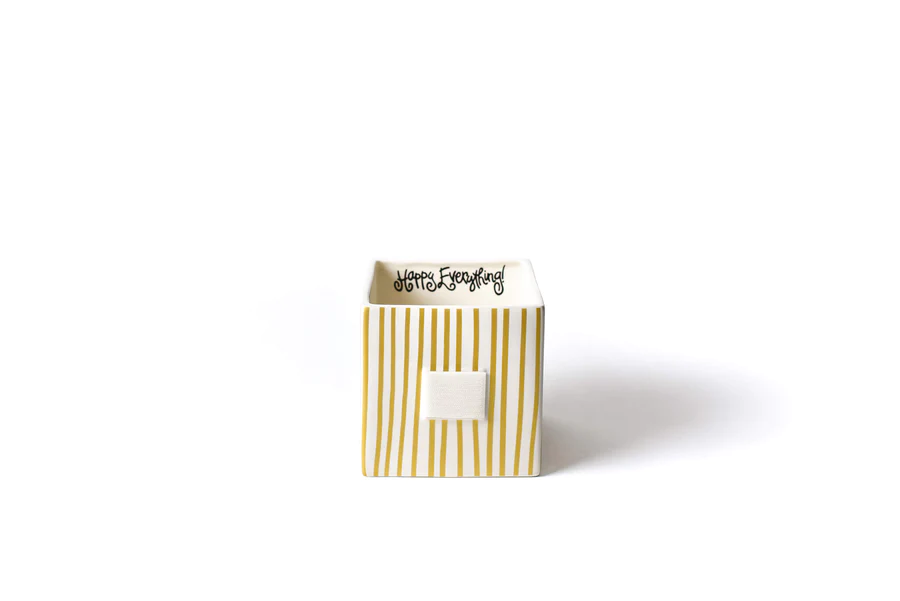 Gold Stripe Mini Nesting Cube