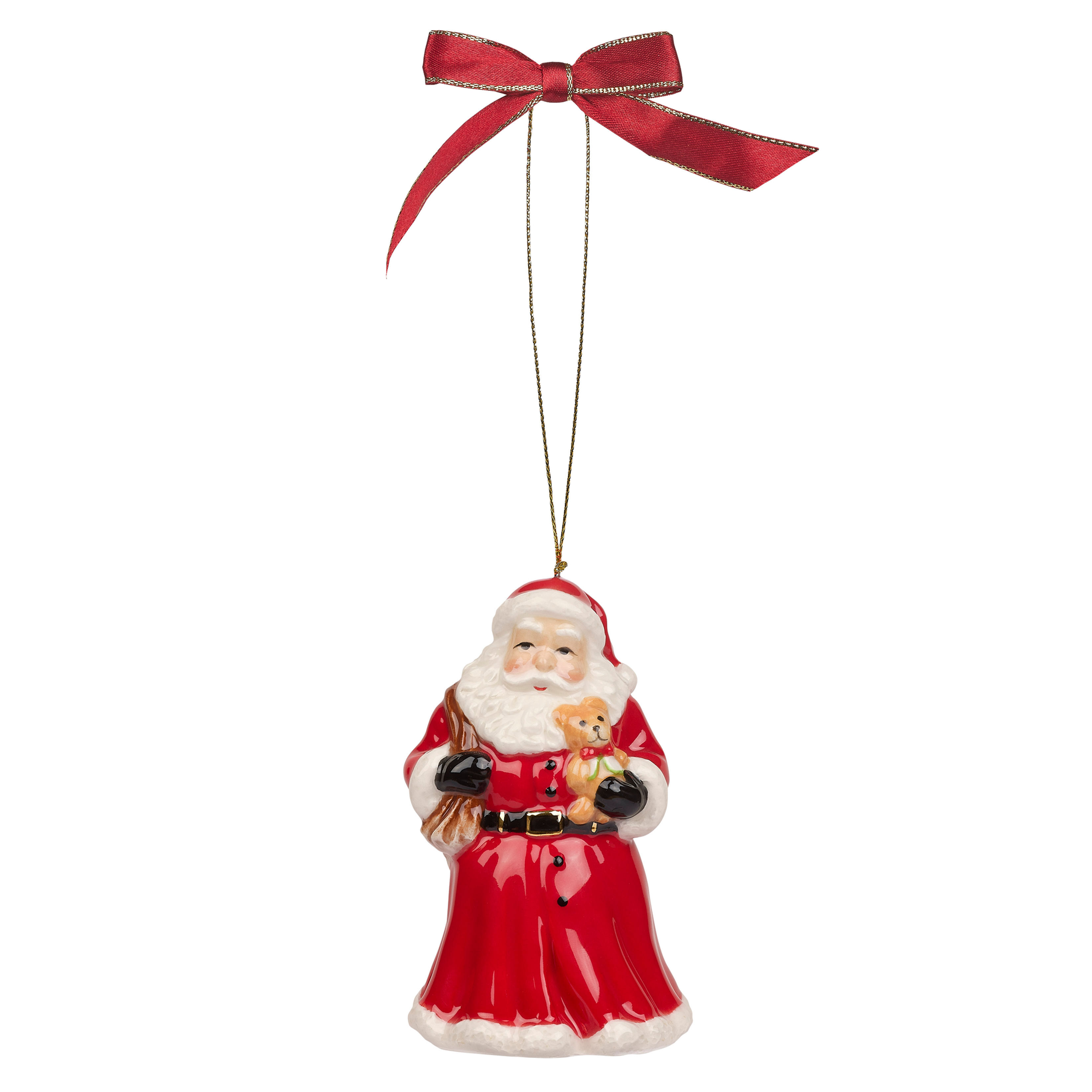 Santa Bell Ornament