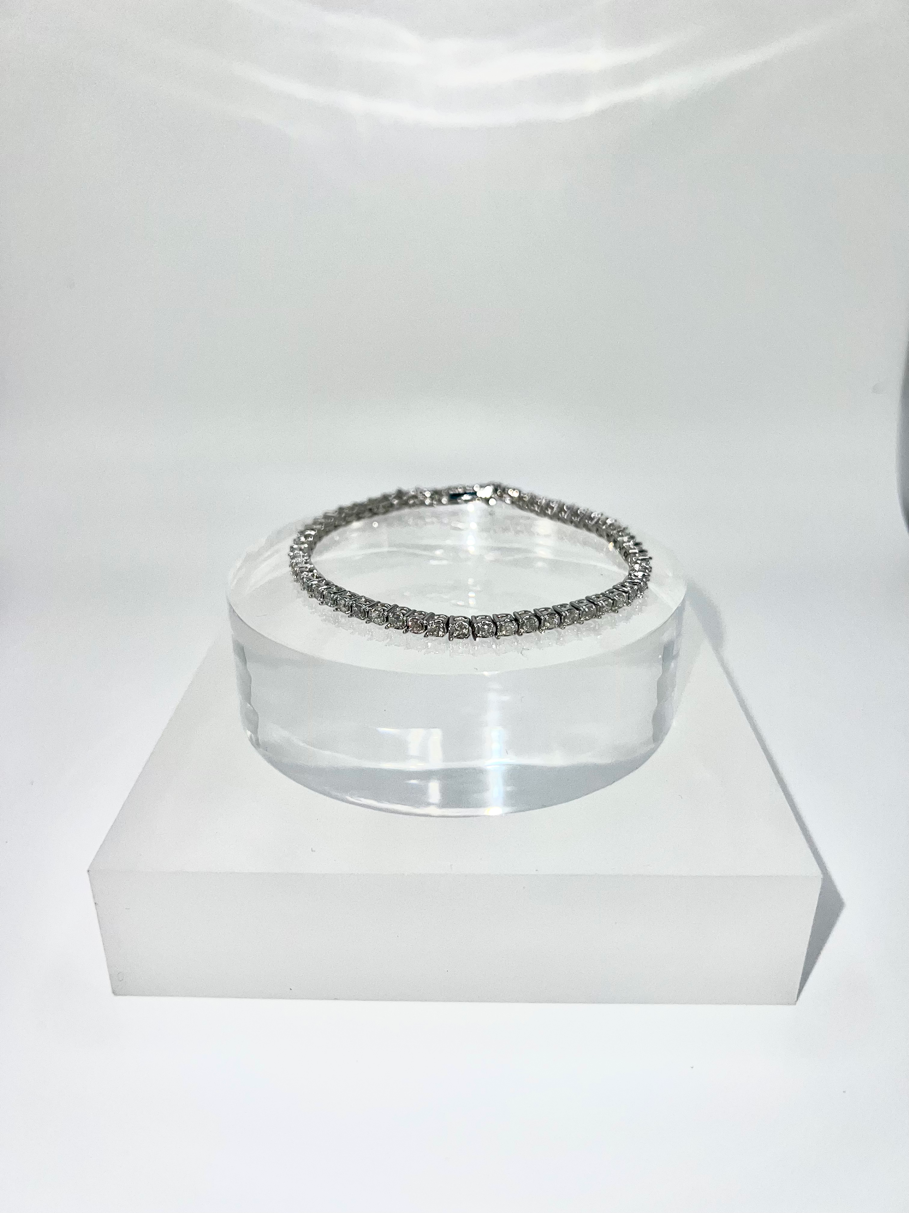 2 ct. 10k WG Tennis Bracelet
