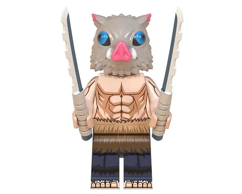 Minifig Blocks | Demon Slayer | Hashibira Inosuke | Cyber Skoobz