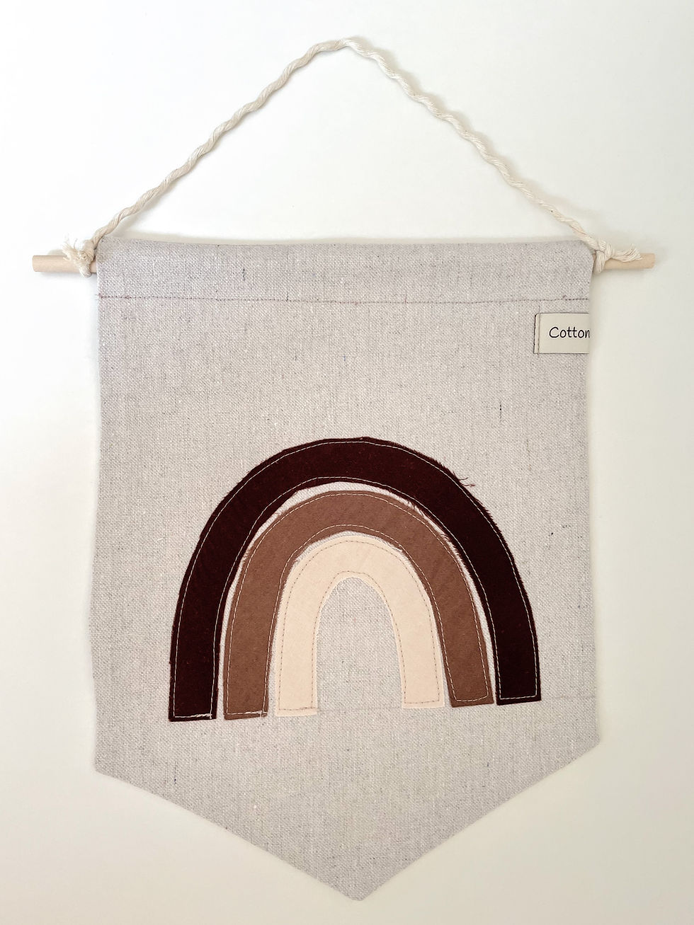 Thumbnail: Hanging Pennant Flag, Rainbow Banner, Children’s room Decor
