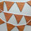 Thumbnail: Terracotta Linen bunting, Linen flag decoration