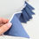 Thumbnail: Blue Linen bunting, Linen flag decoration