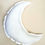 Thumbnail: Moon Cushion, Moon Pillow, Nursery Decor, Decorative Pillow, Kids Room Decor
