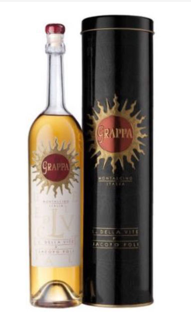 GRAPPA DI VINACCE SANGIOVESE E MERLOT ELEVATA IN BARRIQUE LUCE DELLA VITE