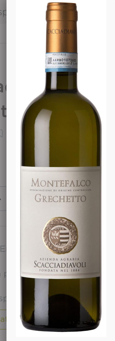Scacciadiavoli di Pambuffetti Montefalco Grechetto Scacciadiavoli 2018