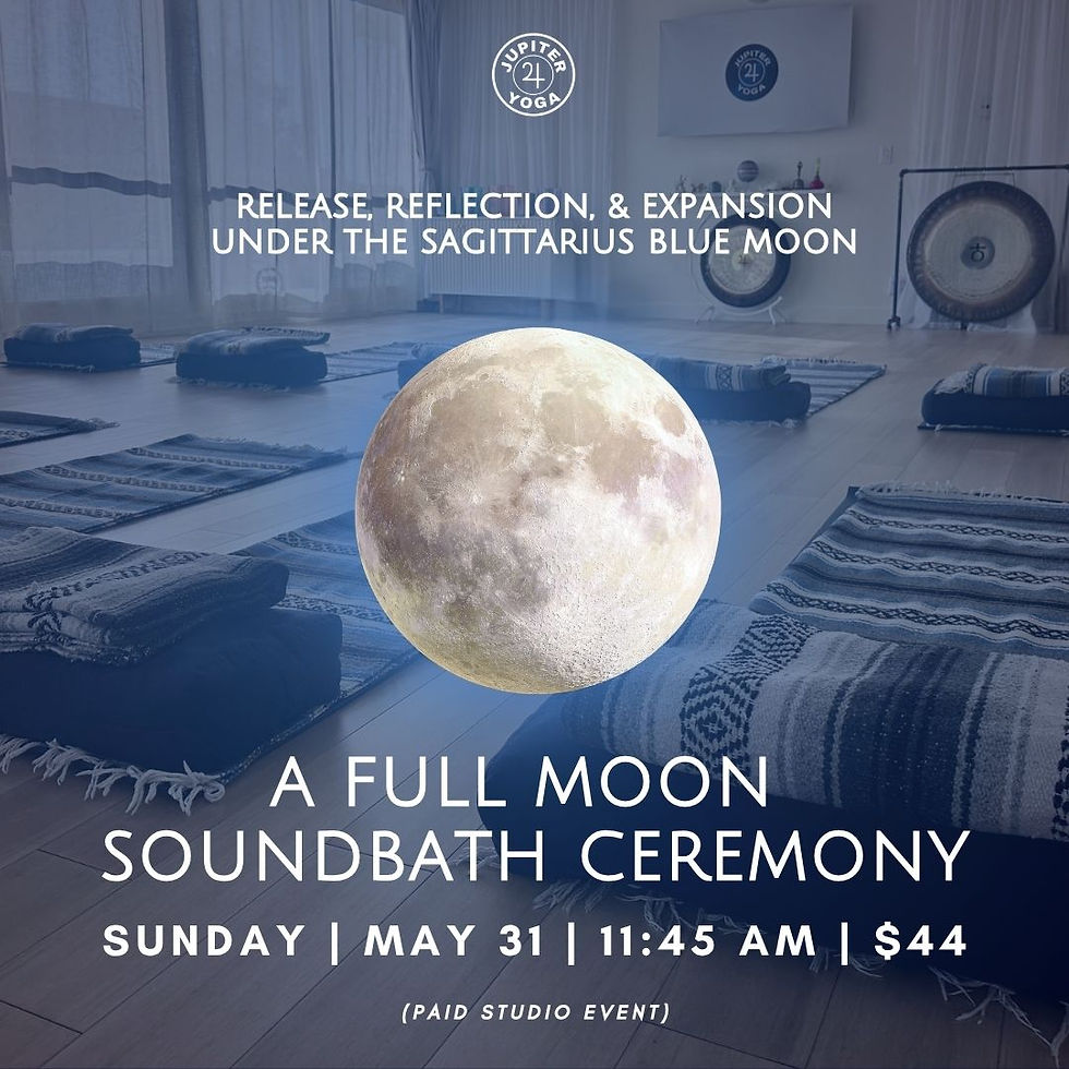 A Full Moon Soundbath Ceremony
