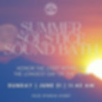 Summer Solstice Soundbath Ceremony