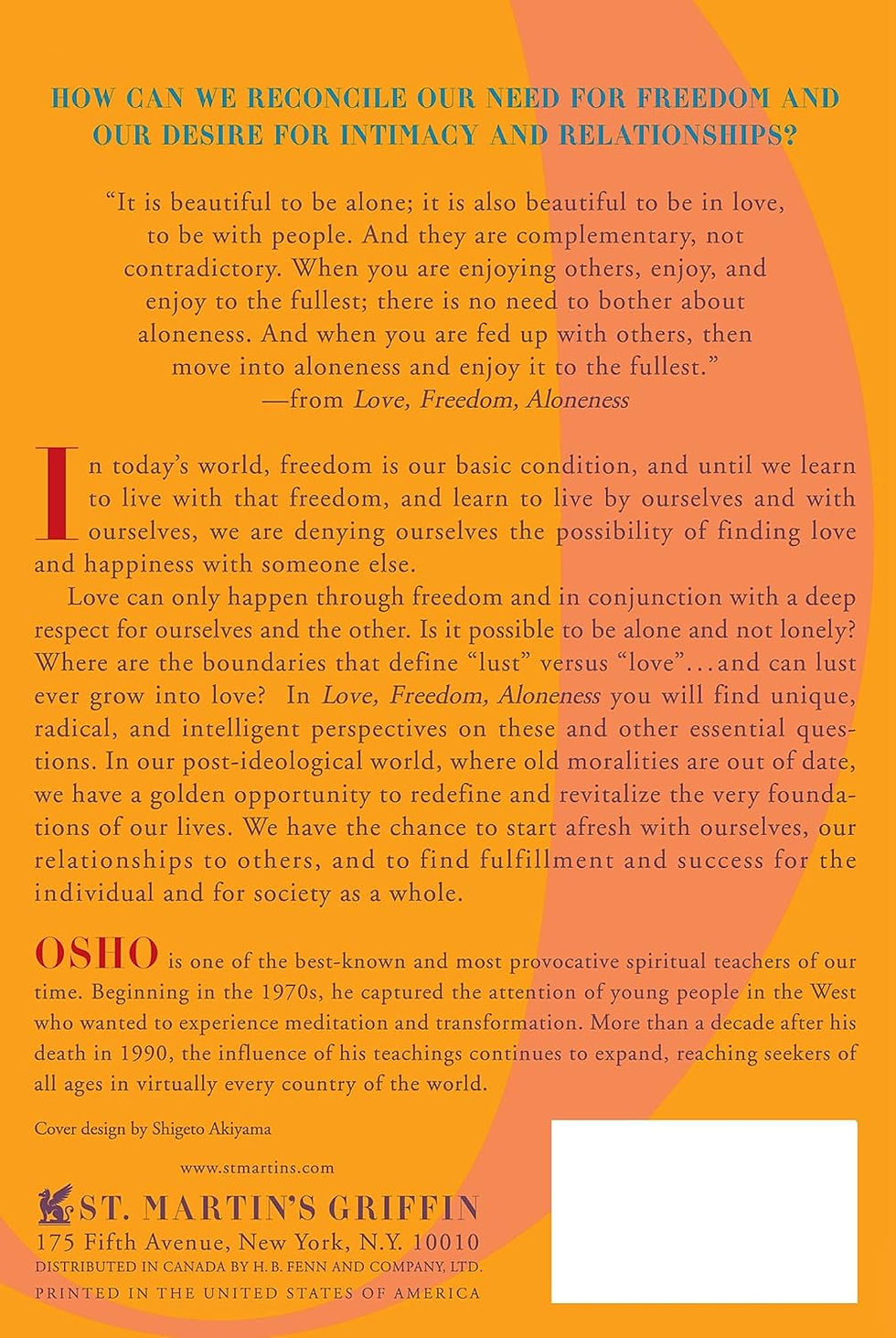Thumbnail: Love, Freedom, Aloneness: The Koan of Relationships by Osho