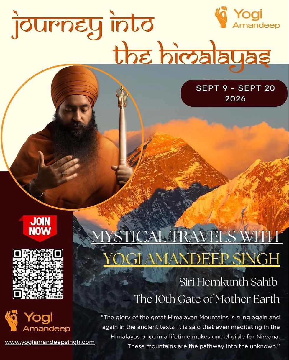 Journey to the Himalayas with Yogi Amandeep
