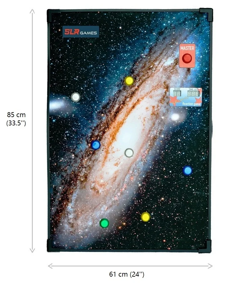 The SLR Reaction Time Game 85 by 61 cm (33.5 by 24 inches)