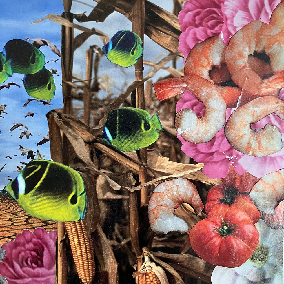 Thumbnail: The Valley of Excess & Beauty II (2024) Handmade Collage