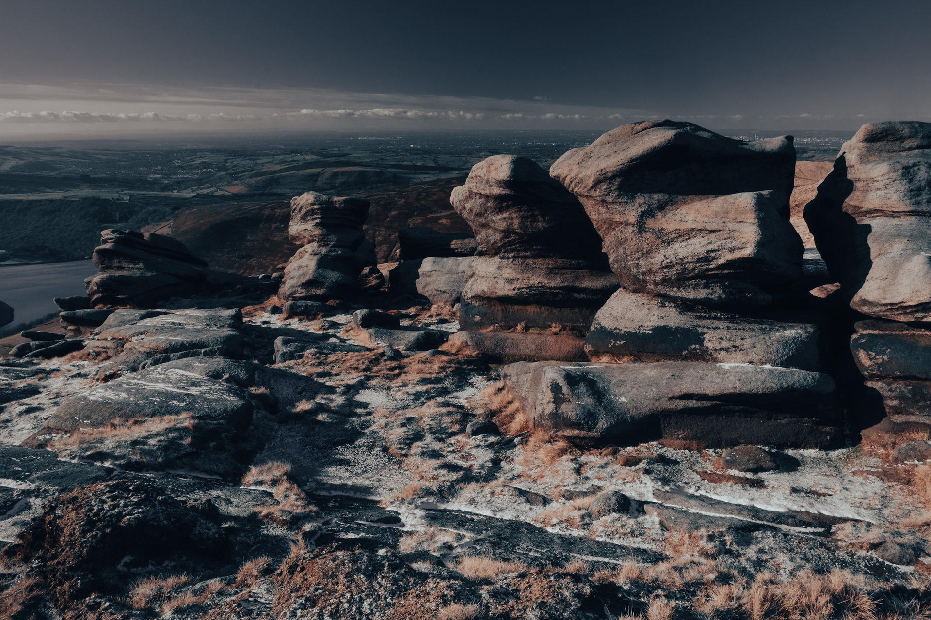 Boulders on Kinder Scout