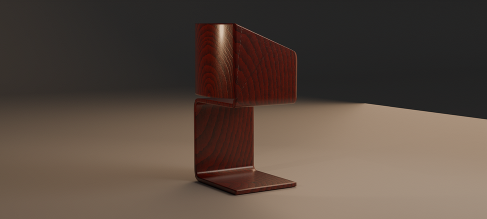 Render Cycles Chair # 001 Frame 004 For Behance 1400 X 632