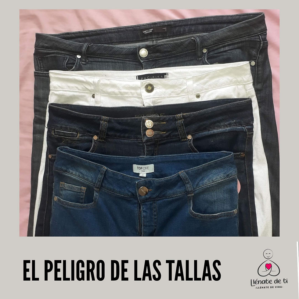 ¡El peligro de las tallas!