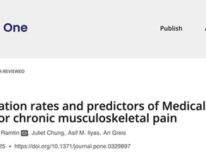 RESEARCH | Discontinuation rates and predictors of Medical Cannabis cessation for chronic musculoskeletal pain
