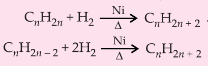 Sabatier & Senderen's reactions