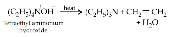 Hofmann elimination :