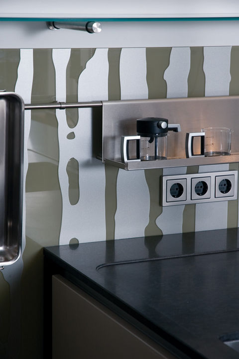 Moderne Glas-Arbeitsplatte
