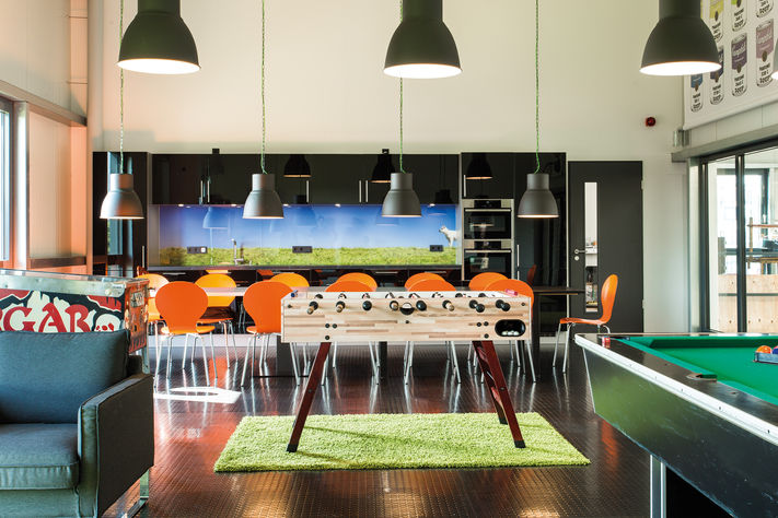 Designer Glas-Arbeitsplatte