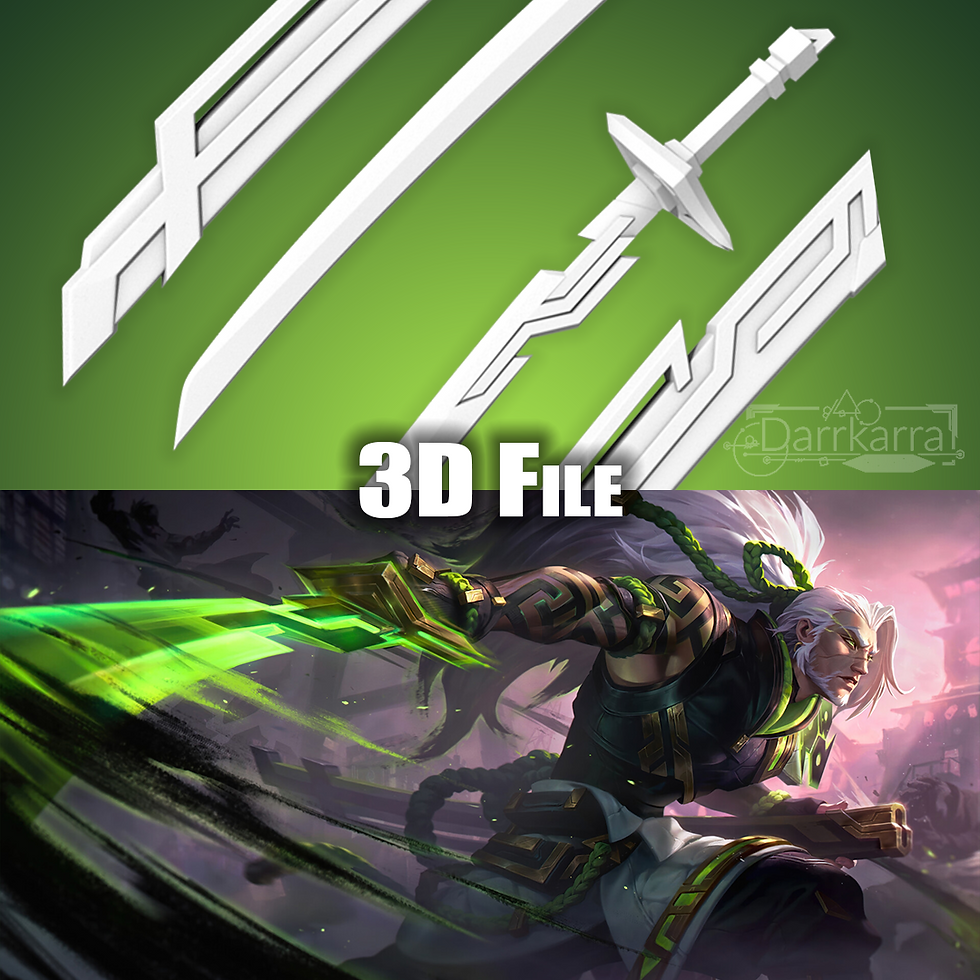 Inkshadow Yasuo League of Legends Fichiers STL