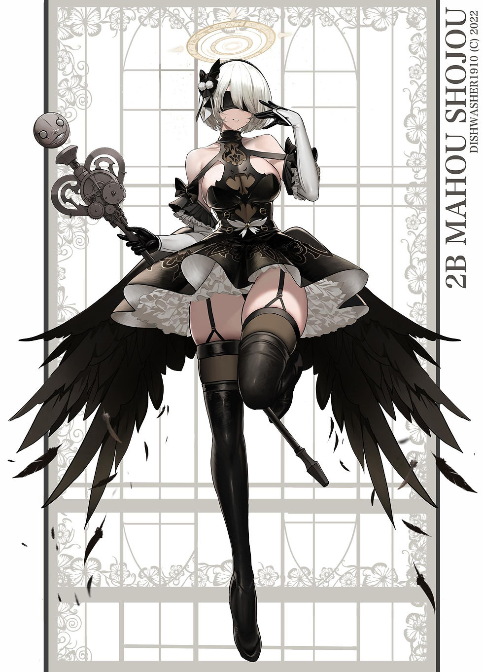 Miniature : Magical Girl 2B Nier Automata Fichiers 3D