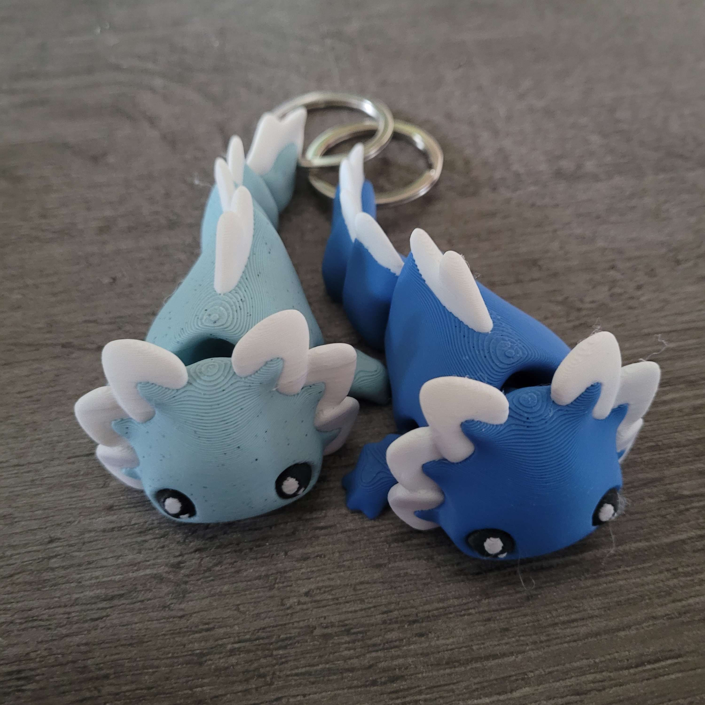 Axolotl Articulating Key ring